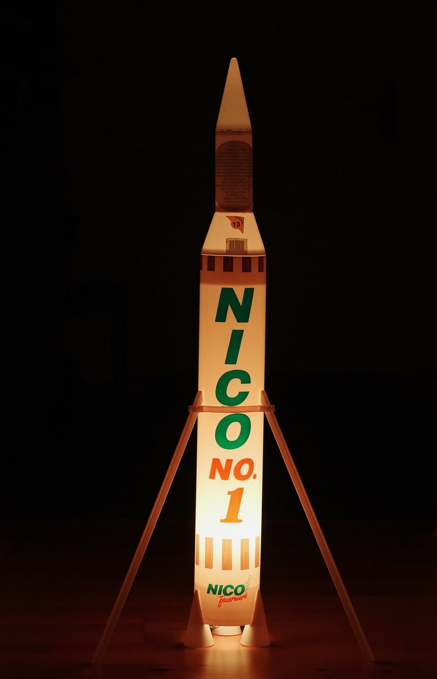 Nico No.1 Raketenbasis Lampe