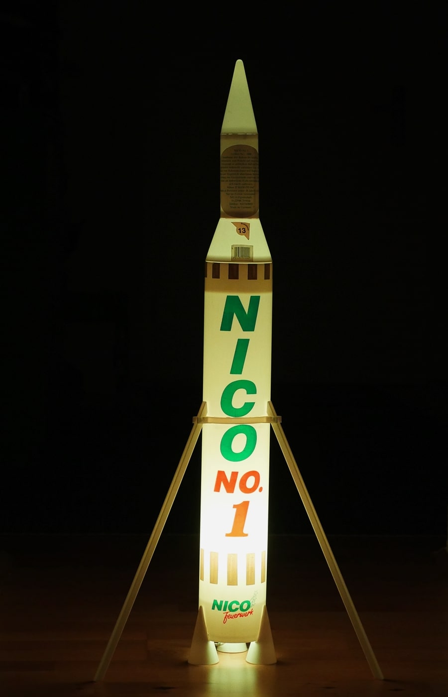 Nico No.1 Raketenbasis Lampe