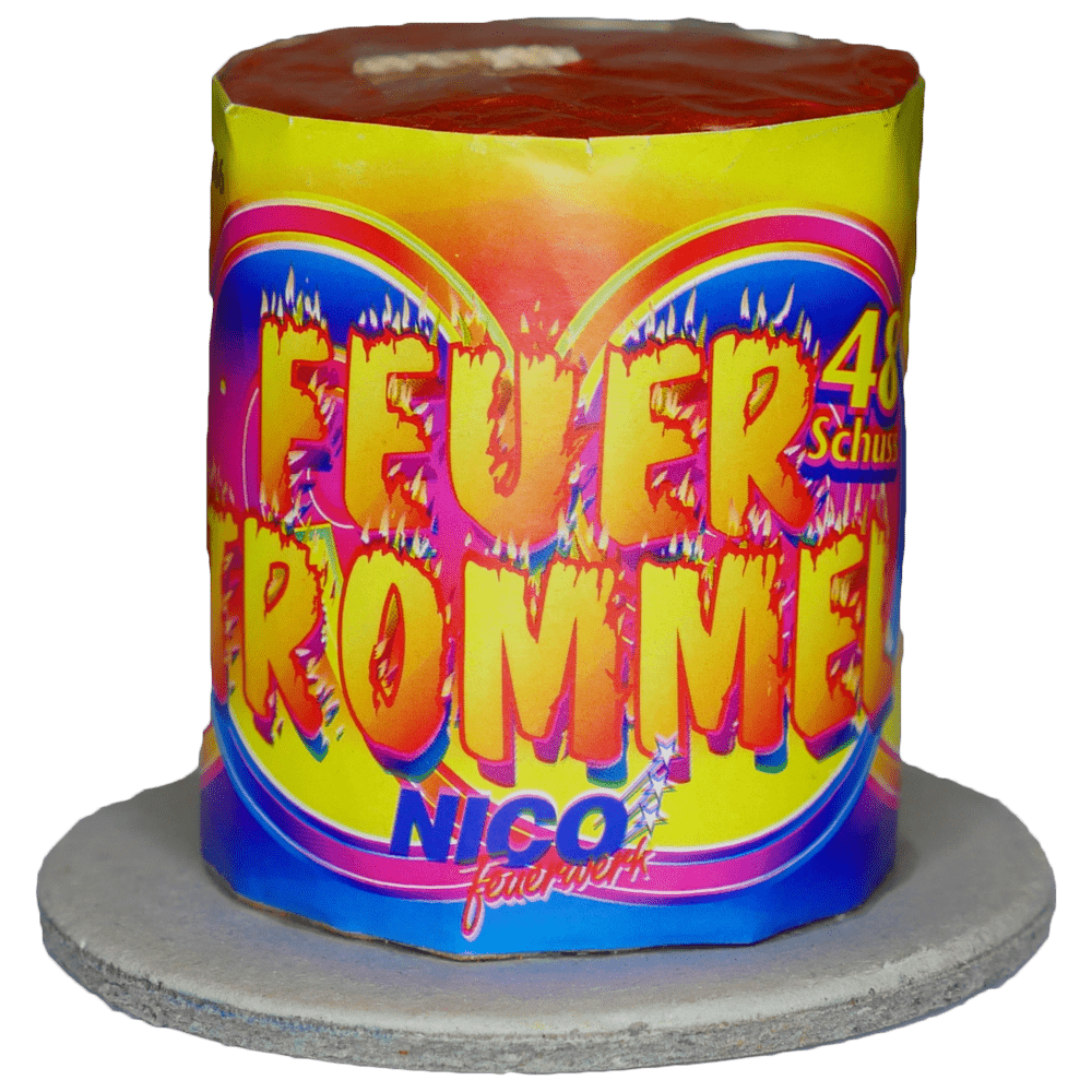 Feuertrommel Batterie Dummy NICO Feuerwerk