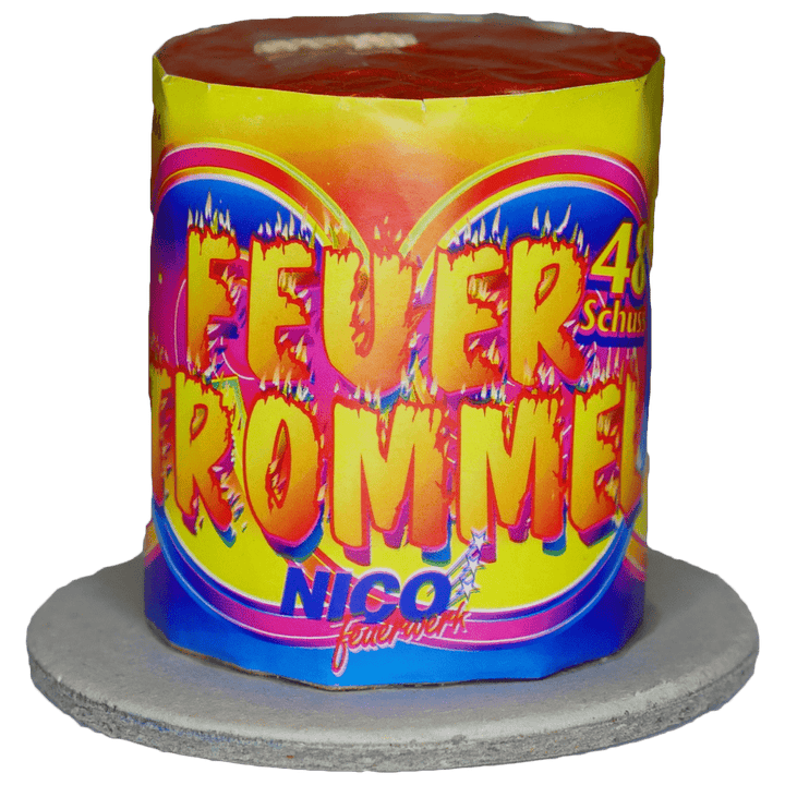 Feuertrommel Batterie Dummy NICO Feuerwerk