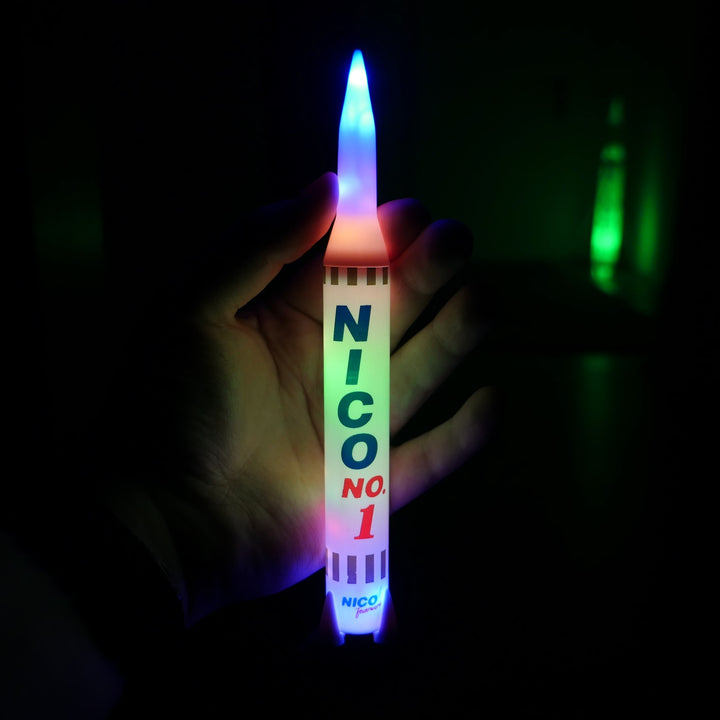 Miniatur Nico No.1 Raketenbasis Lampe - Bunt